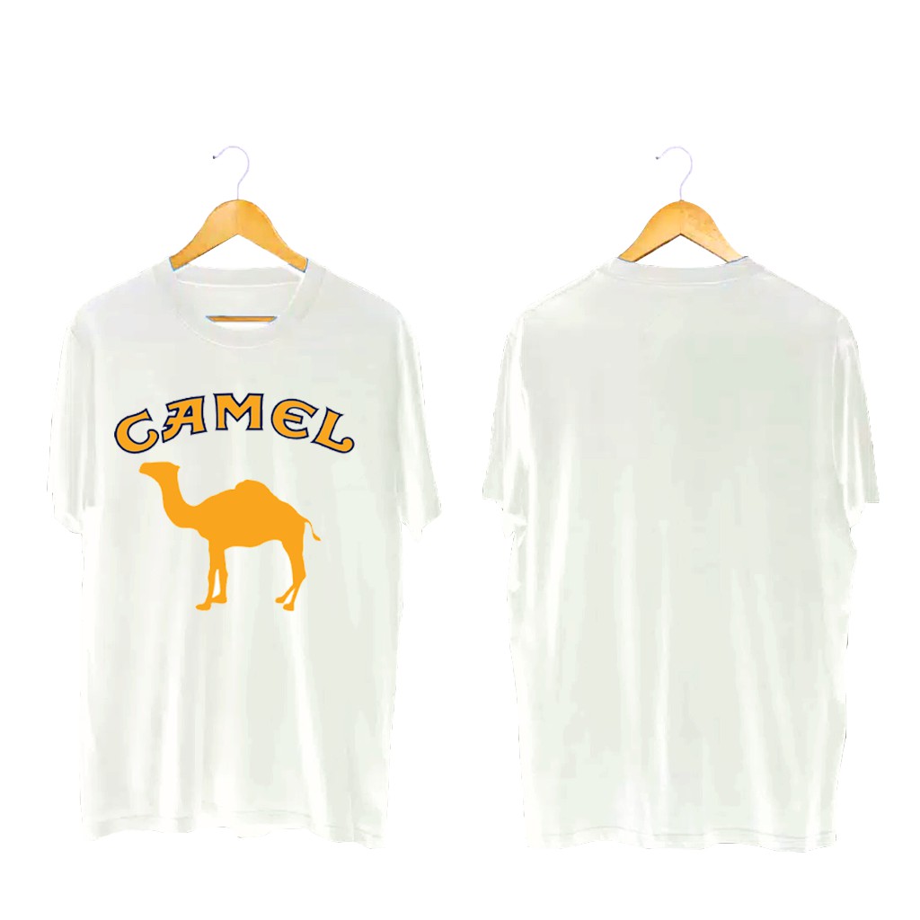 Kaos Logo CAMEL KUNING T shirt Distro Pria Wanita Original Full Color