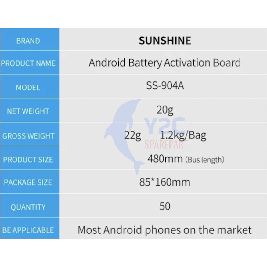 ALAT TEMBAK BATERAI SUNSHINE SS-904A UNTUK ANDROID / ALAT SERVIS SERVICE HP LENGKAP TERLENGKAP TERMURAH