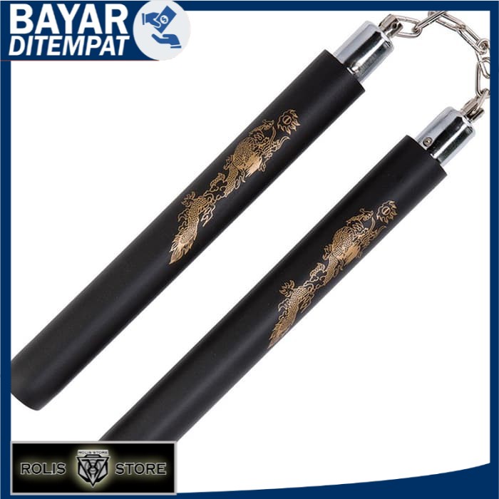 Double Stick Busa Naga Alat Beladiri Nunchaku Double Stick Dobel Stick Ruyung Busa Foam