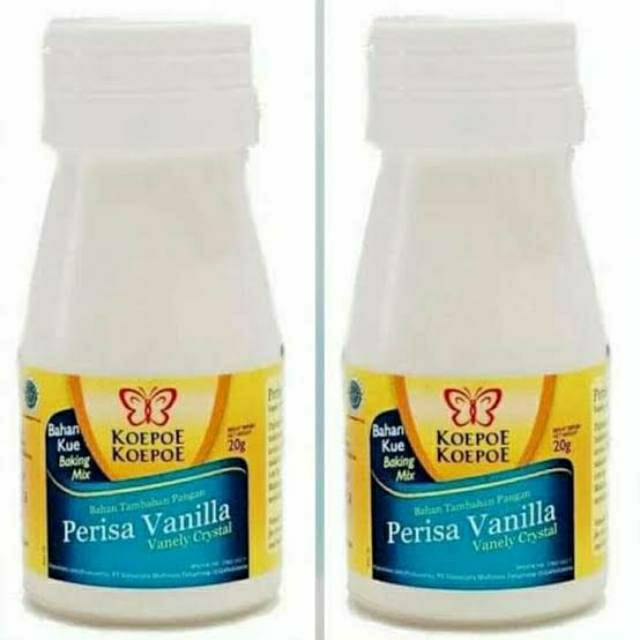 

Vanili Kupu-Kupu/perisai Vanilla Koepoe Koepoee 20gr