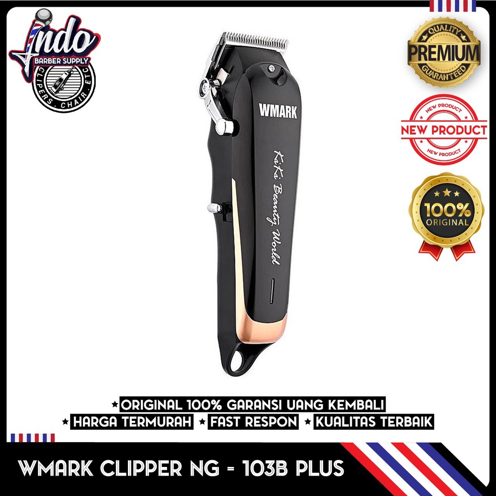 Hair Clipper Wmark Ng-103 Original Mesin Cukur Rambut Cordless cas