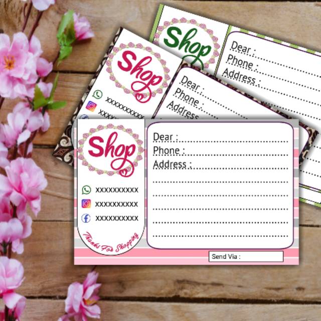 

Stiker Pengiriman Simple - Label Pengiriman Barang