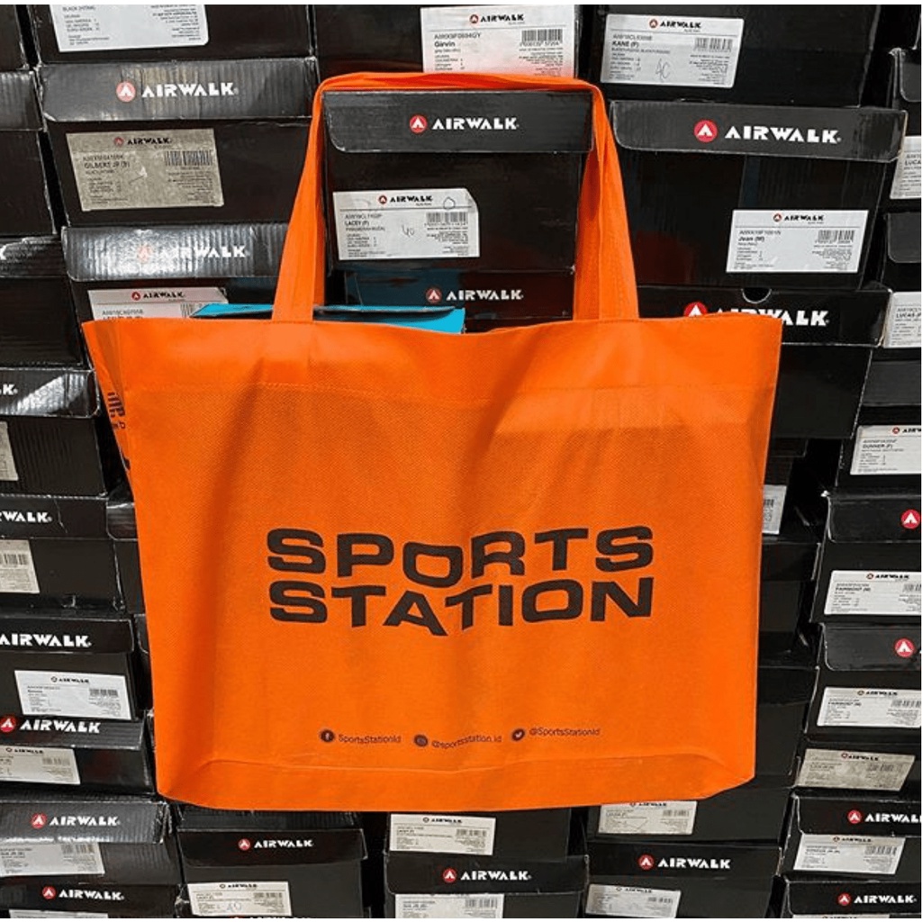MINIMAL PEMBELIAN 3 PCS TOTEBAG SHOPPING BAG SPORT STATION