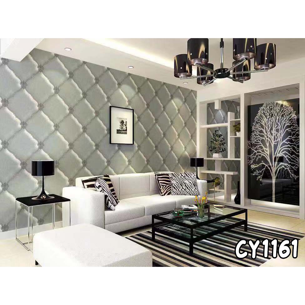 Wallpaper Stiker Dinding wallpaper 3D ukuran 45cm X 9meter dekorasi dinidng rumah