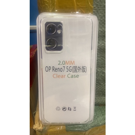 CASING CLEAR CASE 2.0MM BENING IMPACT ANTI KUNING OPPO RENO 7 5G, OPPO RENO 7 PRO 5G - CLEAR