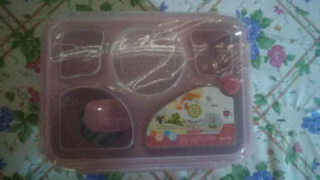 Yooyee Lunch Box Kotak Makan Sup 4/5 Sekat Bento Set [1kg 3pc]