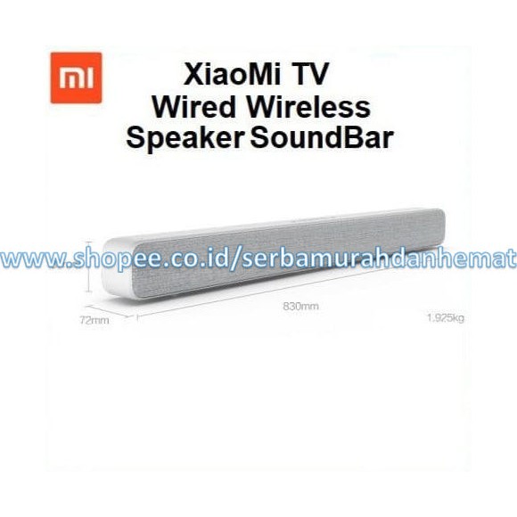 MI Soundbar ORIGINAL X I A O M I TV Wired &amp; Wireless Bluetooth SPDIF Optical Speaker