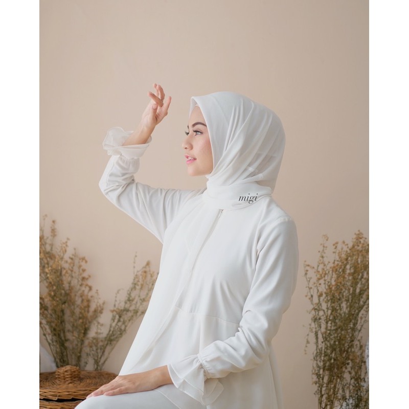 PASHMINA SQUARE BY MIGI / PASHMINA INSTAN / PASHMINA BABYDOLL PREMIUM