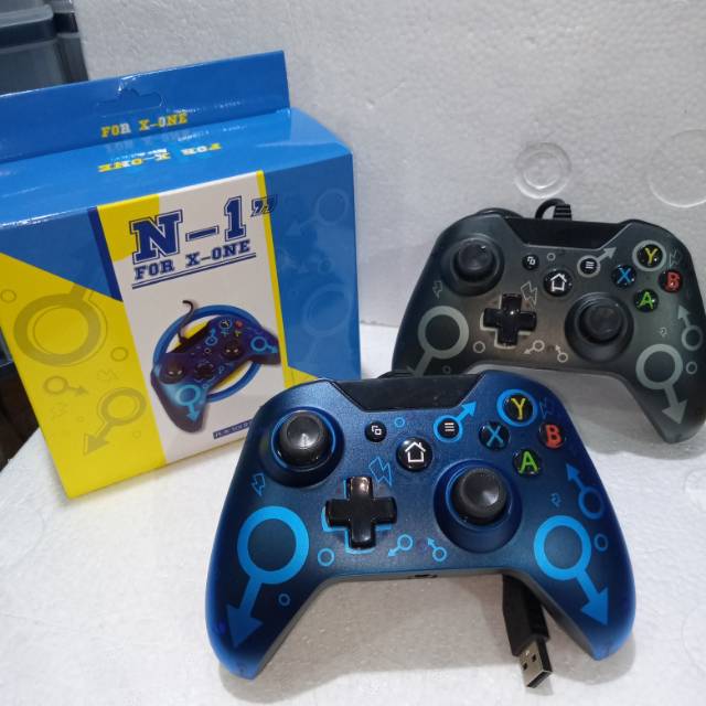 STIK XBOX ONE KABEL CORAK WARNA / STICK XBOX ONE WIRED CONTROLLER CORAK WARNA