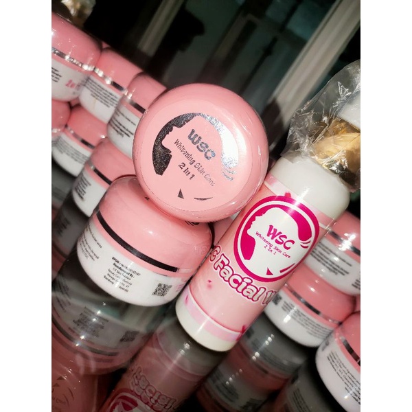 PAKET WSC CREAM + FACIAL WASH BONUS DOMPET ASLI AMAN ORIGINAL 100%
