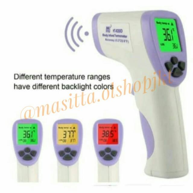 Thermometer Gun Body Infrared HTI HT-820D