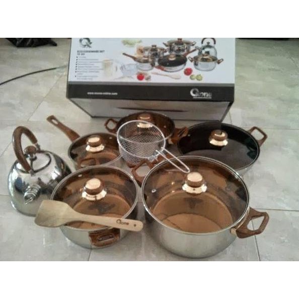 Oxone Eco Cookware Set Ox-933 Ox 933 Ox933 12Pcs Best Quality