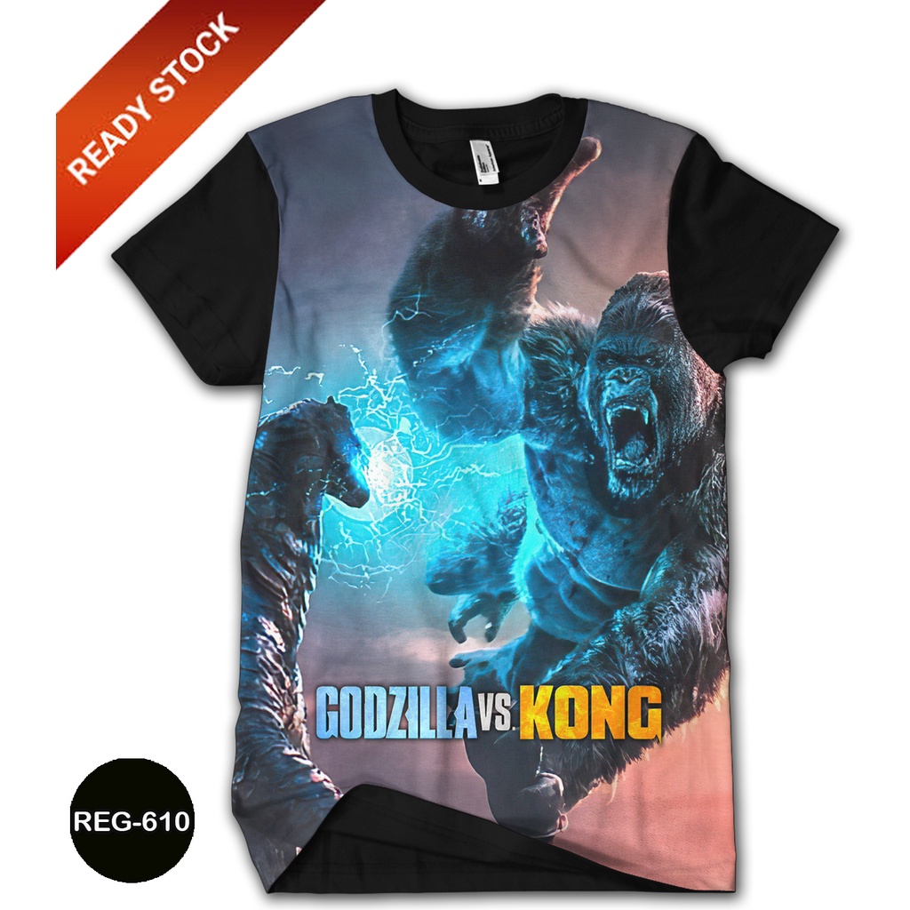 Baju Godzilla vs Kong Kaos Anak Godzilla Trendy dan Terlaris #REG-610