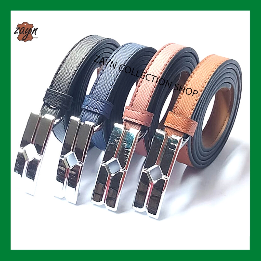 Gesper Wanita Kecil Ikat Pinggang Korea Fashion Women belt Kekinian Casual Sabuk Cewe Bahan Kulit