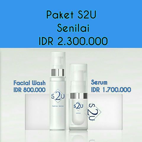 S2U PAKET ORIGINAL PREMIUM SERUM DAN FACIAL WASH