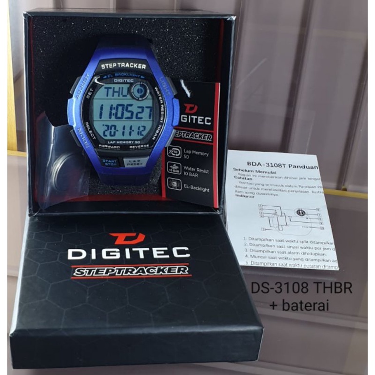 Digitec KF3108 Original Dan Anti Air Jam Tangan Digitec Pria