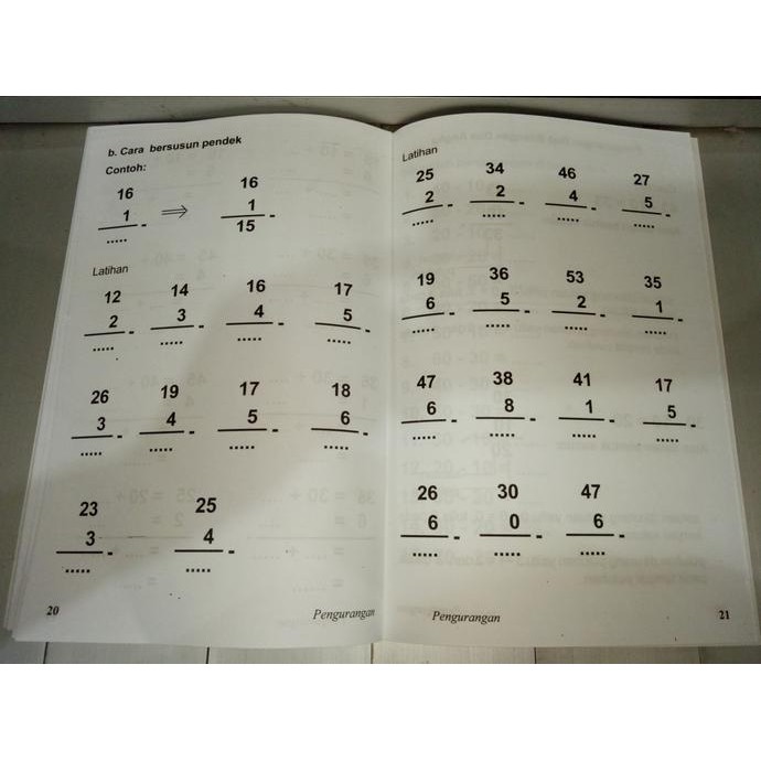 Soal Matematika Kelas 1 Sd Pengurangan Bersusun Ops Sekolah Kita