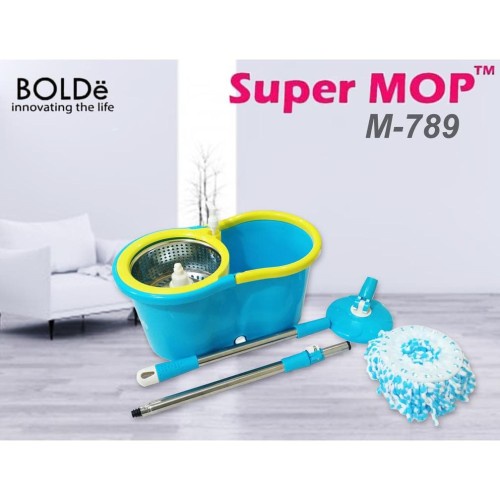 Alat Pel Bolde Bolde Supermop M 789 X+ Putaran Stainless Alat Pel Putar Bolde Mop