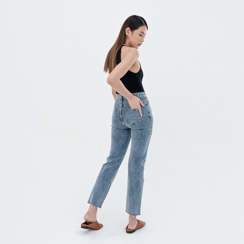 VIERLIN - Jeans 2597 - HIGHWAIST STRAIGHT CUT