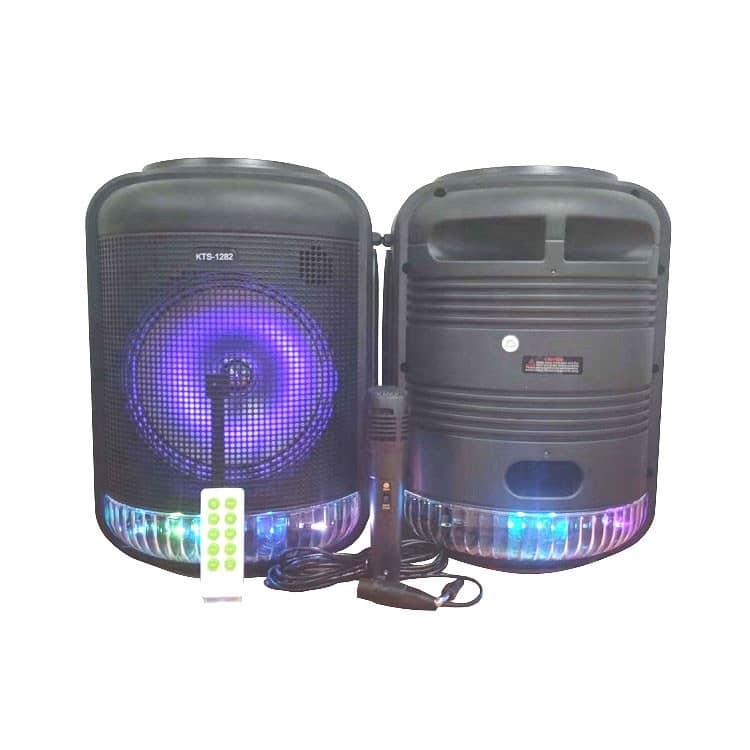 SPEAKER KARAOKE PORTABLE 8&quot; KIMISO QS-4001 Bonus Microfon &amp; Remote