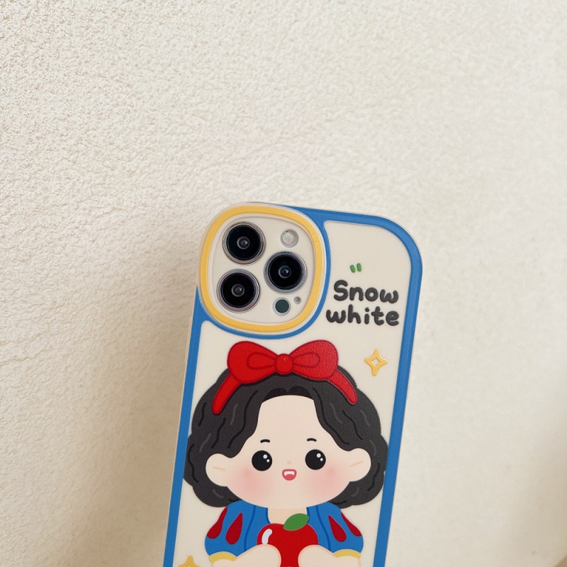 Soft case Motif Kartun Snow white Untuk iphone 13 12 11 Pro Max XS XR 8plus iphone 12pro12pro Max 7 8 Plus X XS XR XSMAX