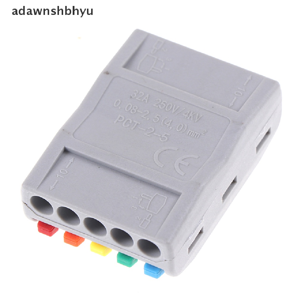 Konektor Kawat adawnshbhyu 5PCS PCT-222 Terminal Block Conductor SPL-2/3Termina Push-In