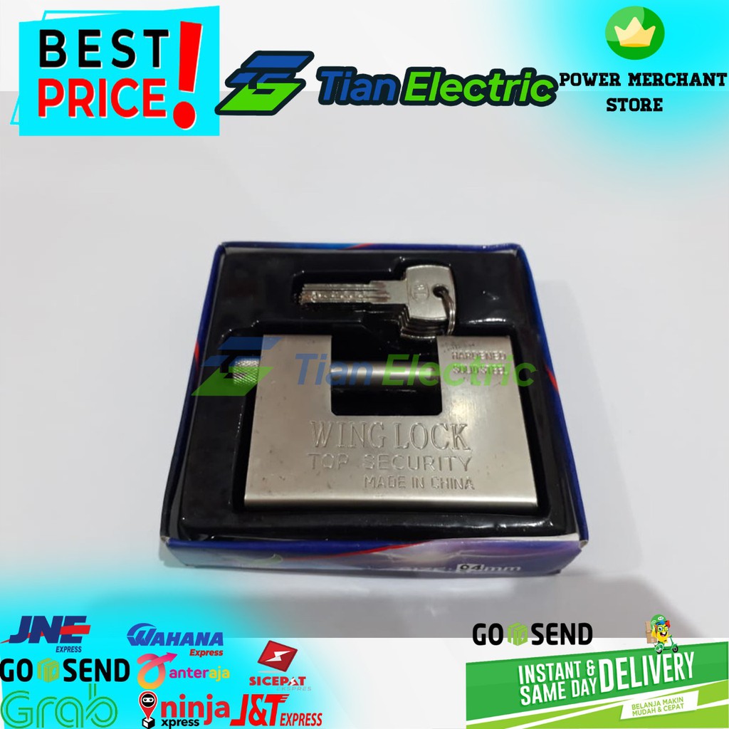 WING LOCK Gembok Panser 94mm