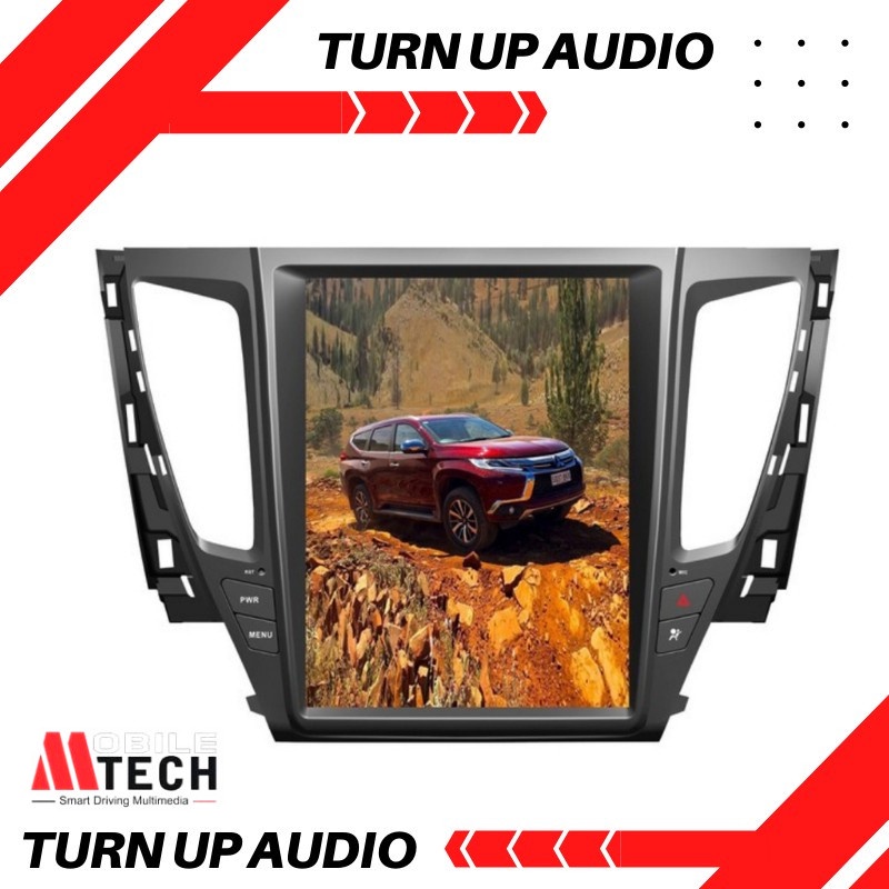 HEAD UNIT MTECH TV DOUBLEDIN MODEL TESLA untuk ALL NEW PAJERO FORTUNER