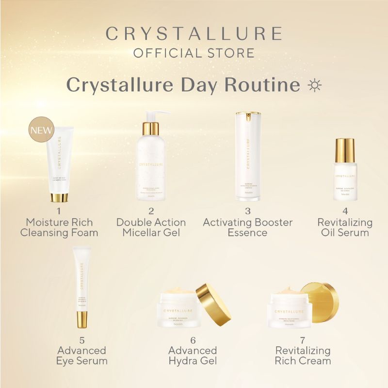 CRYSTALLURE Moisture Rich Cleansing Foam 100ml (Sabun Wajah)