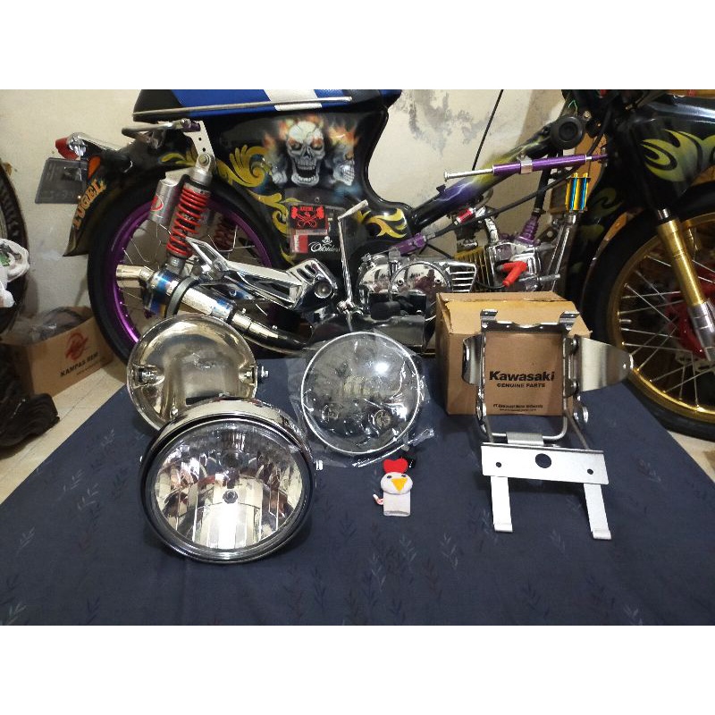 lampu ninja Ss bulat ori daymaker