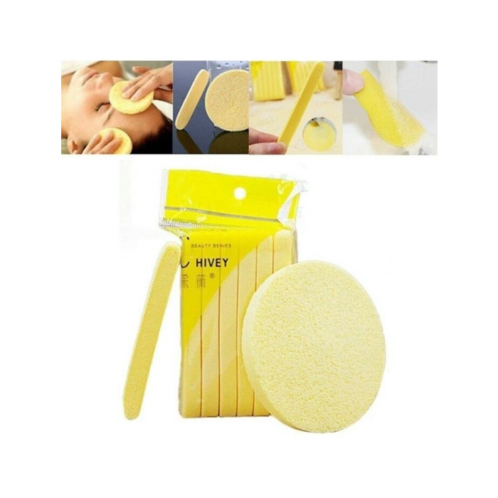 Facial Sponge Stick 12 Batang / Spons Kentang Wajah Hivey Stik Spon Pembersih