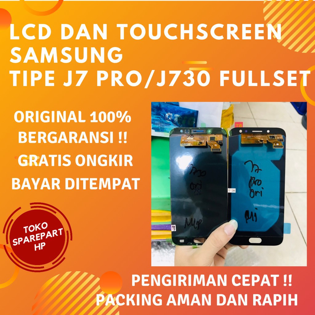 Lcd Original Samsung galaxy J7pro / J7 Pro Fullset layar Lcd + Touchscreen Ori presisi