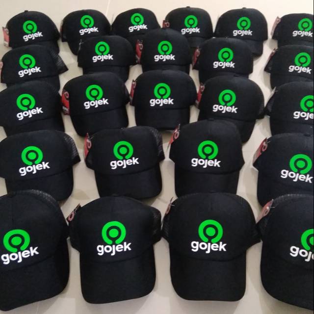 TOPI GOJEK OBRAL MURAH TOPI DRIVER GOJEK