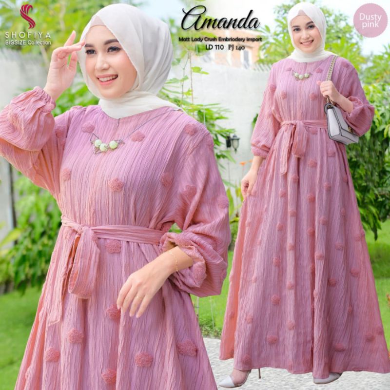 Amanda Dress Jumbo 110  / Dress by shofiya / Dress Jumbo