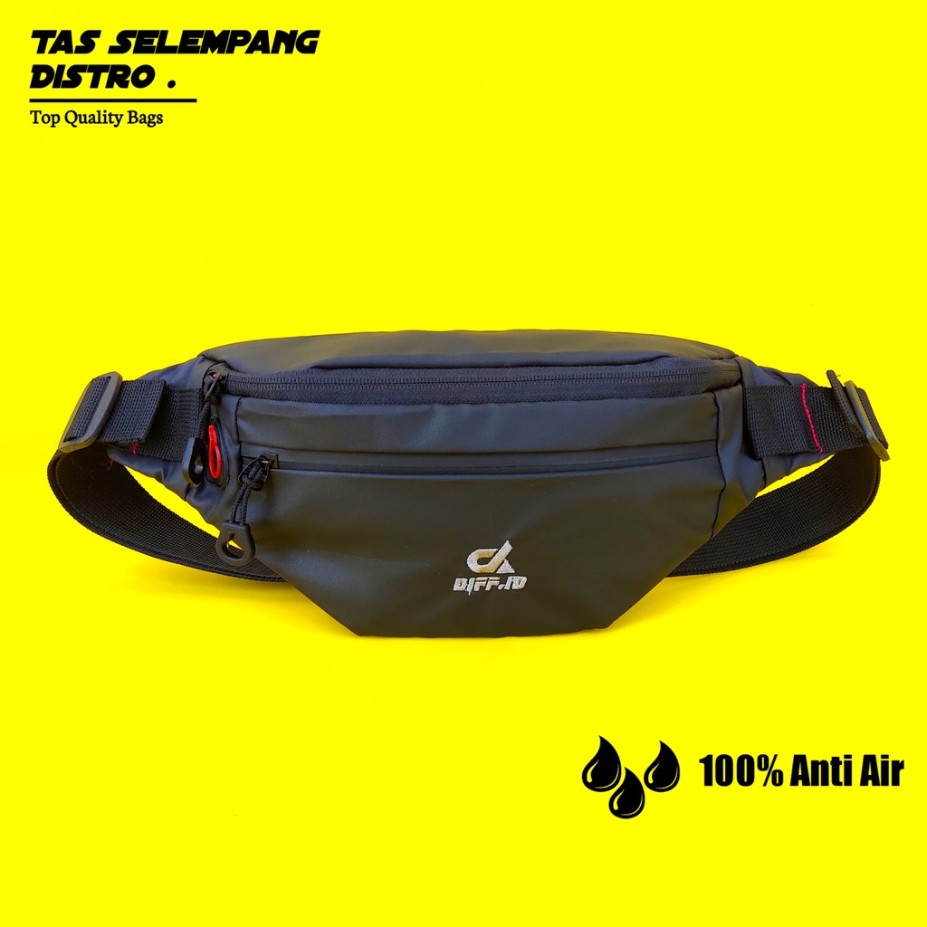 Tas Selempang Pria Anti Air Tas Slempang Waistbag Waterproof Terbaru