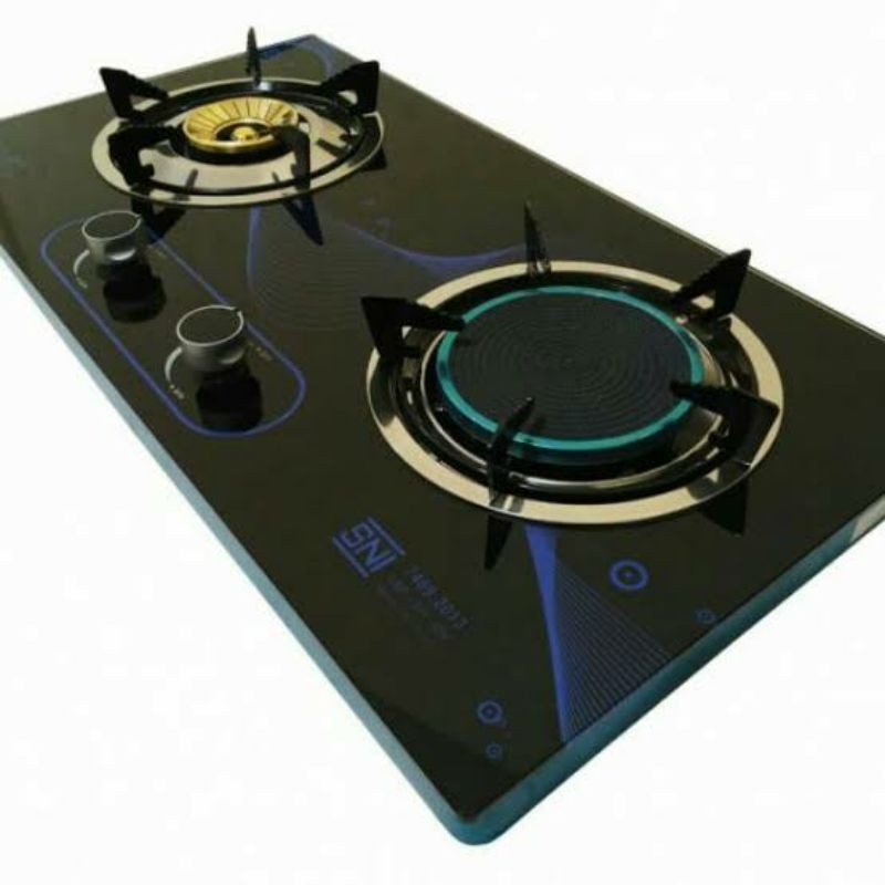 Kompor Kaca Tanam LKL 2 Tungku Bara Dan Tornado