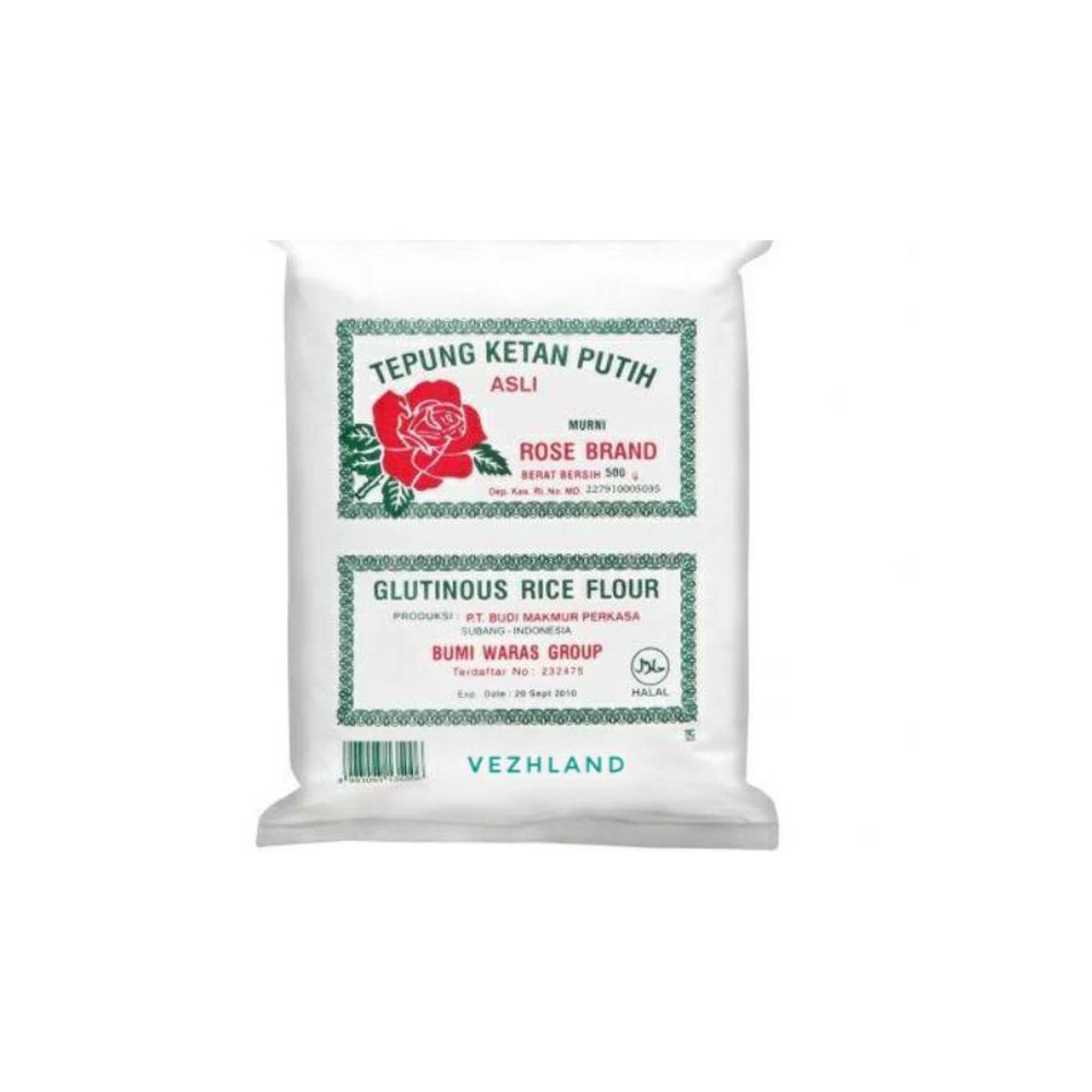 

Tepung Ketan Putih Rose Brand /Bungkus