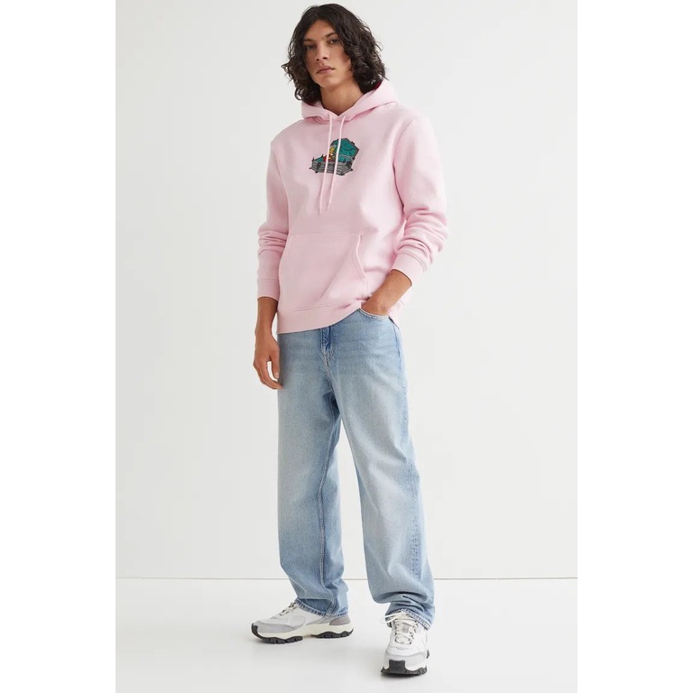 Hoodie H&amp;M Simpsons Mother Pink Bordir Sweater HnM SImpsons