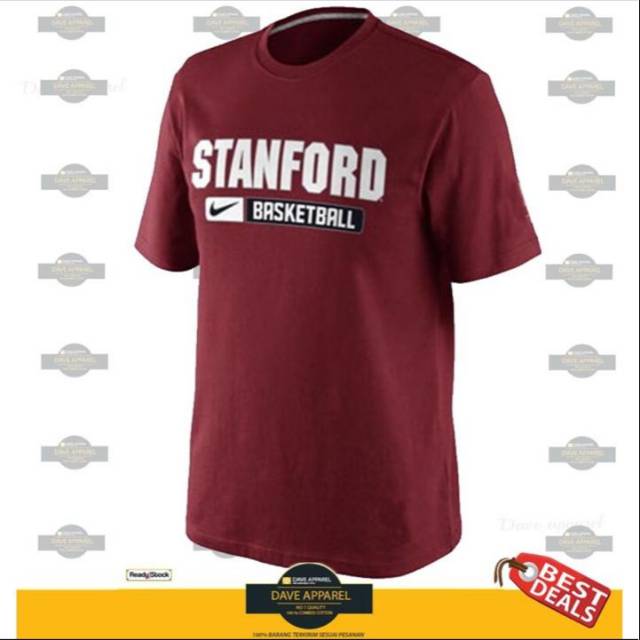Tshirt kaos baju STANFORD BASKETBALL NIKE