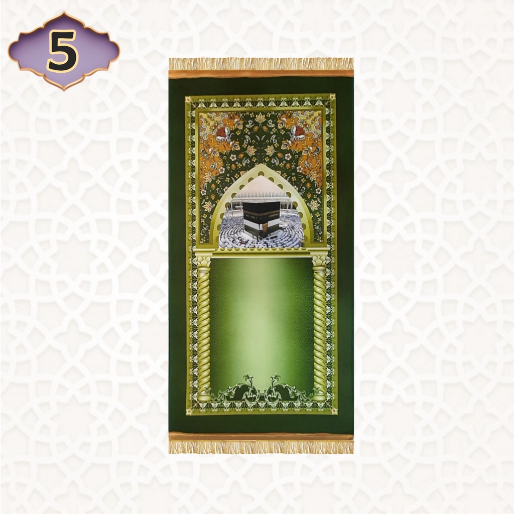 Barnik88 Sajadah Emboss Premium Anti Slip Sejadah Turky Lembut Halus Sajadah Perlengkapan Solat Best Quality