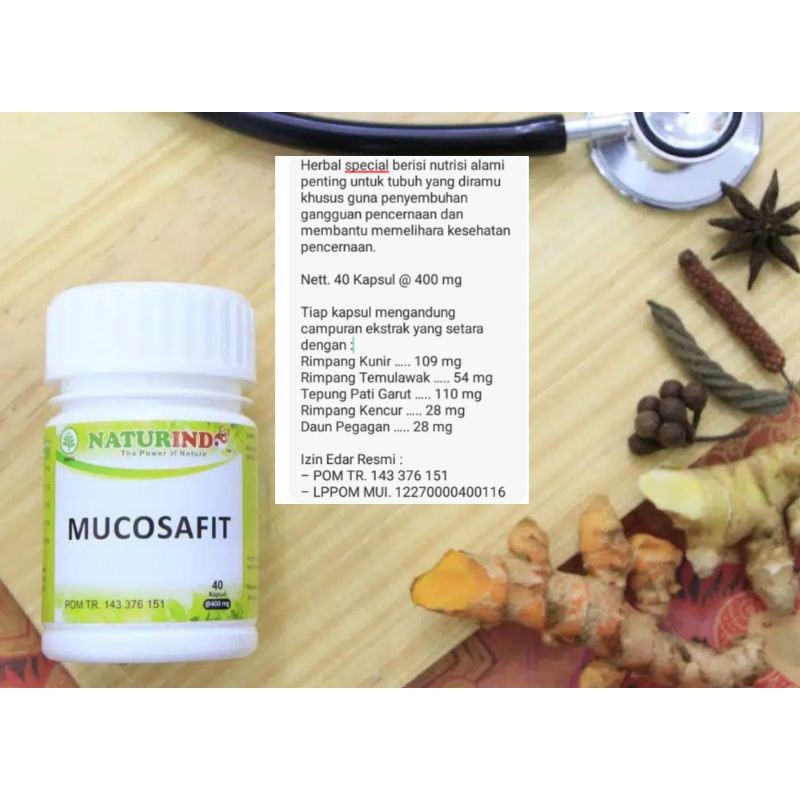 Herbal perut Mucosafit Naturindo