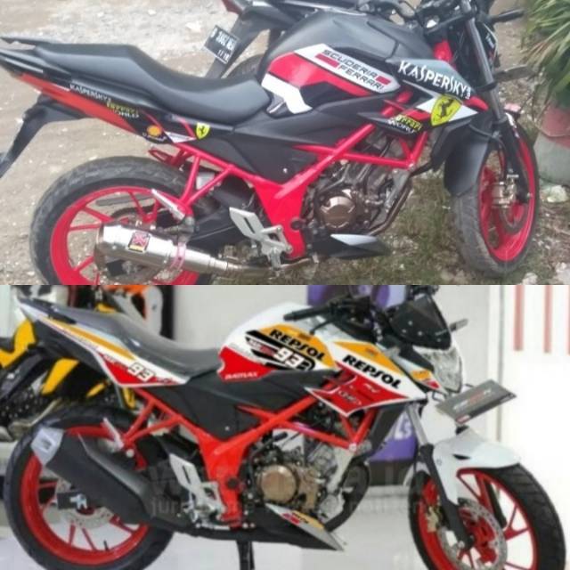 Striping Stiker Cb150r Cb 150 R All New Variasi Honda Sticker