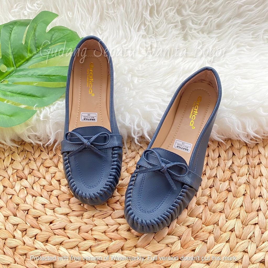 Gratica Sepatu Wanita Rajut Mocasin Flat Shoes RJ 28