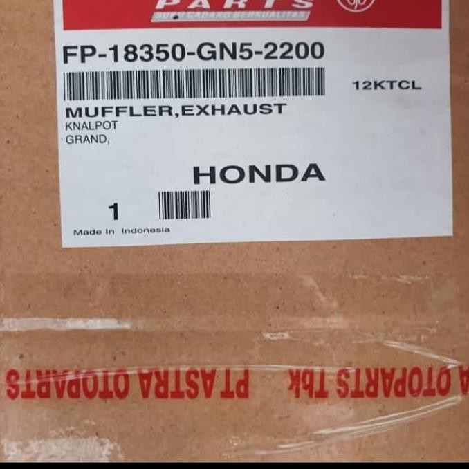 knalpot astrea grand ori Astra federal