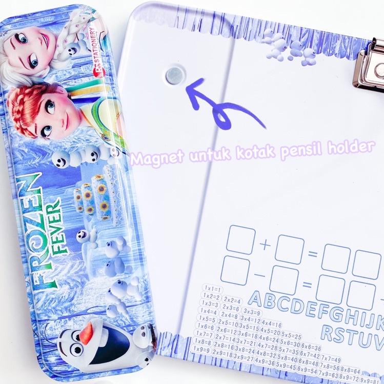 

Terbaru.. kotak pensil pony / frozen set papan tulis 2in1