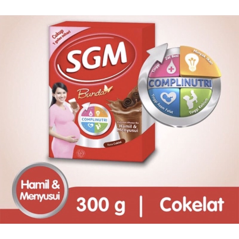 

SGM bunda hamil & menyusui 300 gram ( susu nutrisi lengkap ibu hamil )