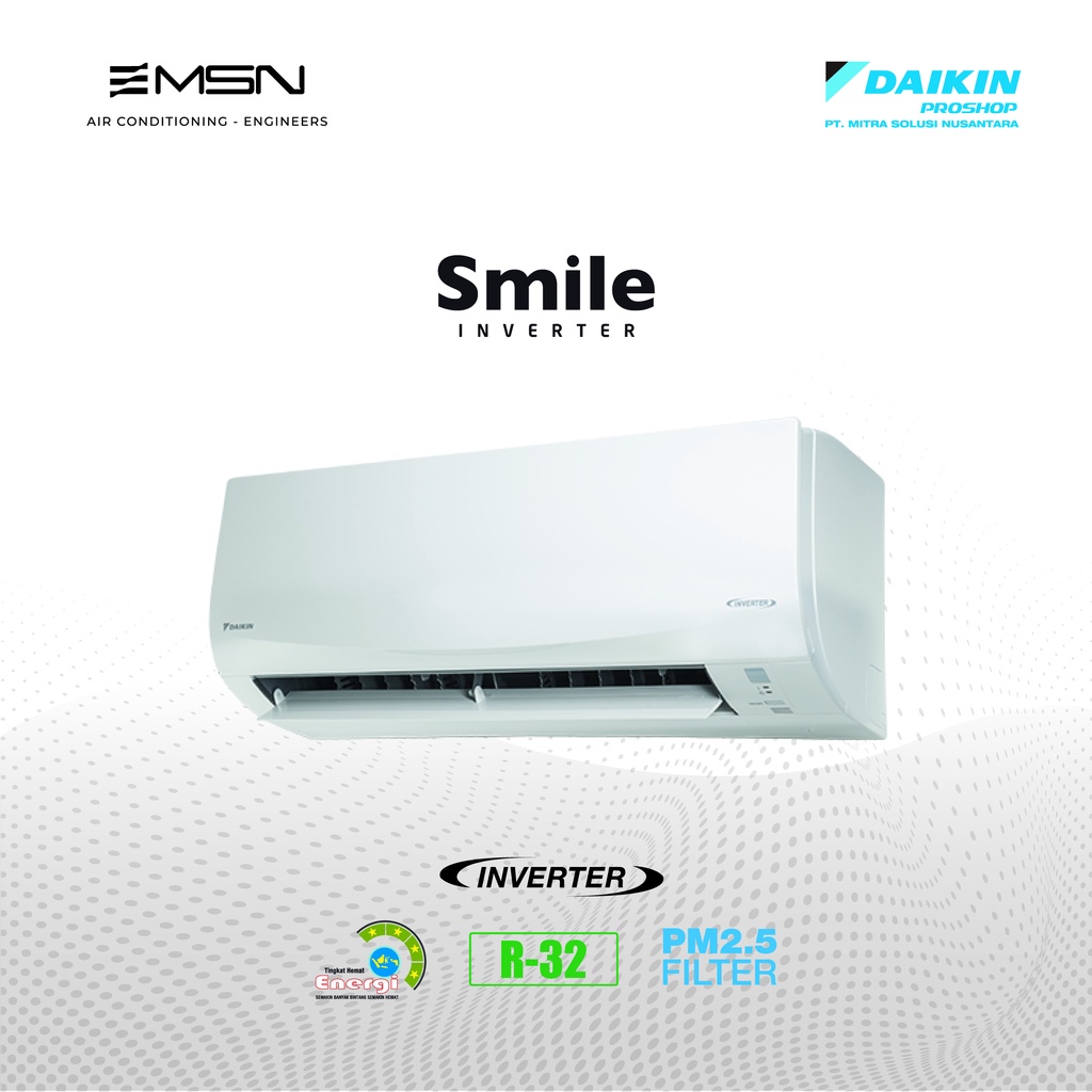 AC DAIKIN 2 PK FTKC50 SMILE INVERTER SPLIT