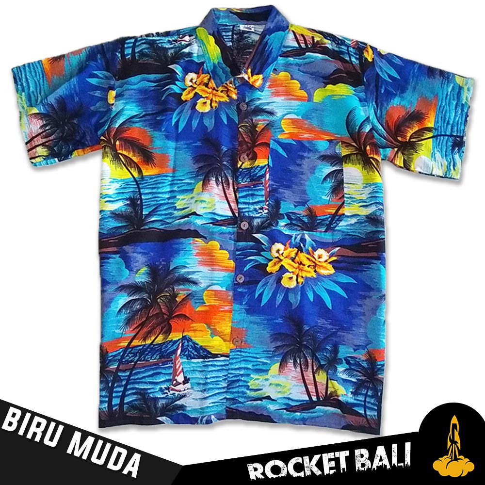 Jual Pakaian Pantai - Baju Pria Hawai - Pakaian Bali - Kemeja Pria