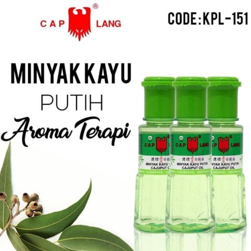 CAP LANG MINYAK KAYU PUTIH CAP LANG 15 ML (KPL-151)-Minyak Kayu Putih