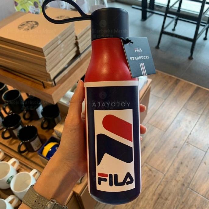 Tumbler Starbucks FILA Water Bottle Red CUCI GUDANG